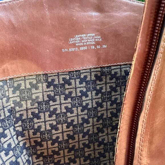 NEW Tory Burch Women's Colton Leather Riding Boots Size 5M - Picture 3 of 10